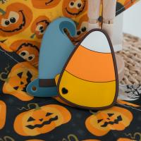 China Halloween Witches Hat Silicone Baby Teether Colorful For Soothing Teething Pain on sale