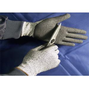 Super Thin Non Cut Kitchen Gloves Ultrafine Nitrile Foam Coating 24 - 26cm Length