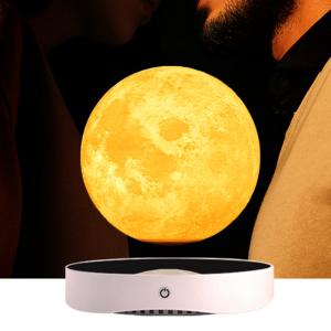 China Magnetic Levitation Moon Lamp Intelligent LED Small Night Light For Bedside Living Room Study supplier