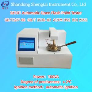 China LCD Display Automatic Open Flash Point Tester RT ~ 400℃ Forced Air Cooling ASTM D92 wholesale