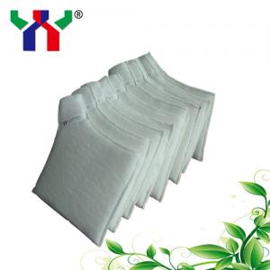 China Ceres Polyester White Cotton Filter Bag 4x8 For Offset Printing Machine supplier