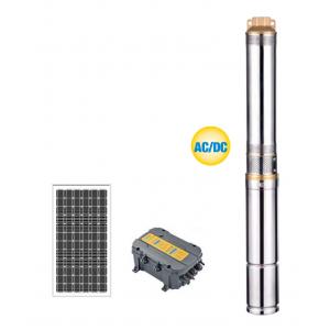 AC / DC HYBIRD Plastic Impeller Solar Water Pumping System , Home Water Pump