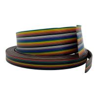 China Electrical Multi Color Flat Wire Cables , Multiple Core PVC 26 Awg Ribbon Cable on sale