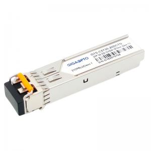 China 3Gbps DVI Video SFP Transceiver CWDM Single Transmitter Non MSA 1270nm 1610nm 20km SMF LC DDM supplier