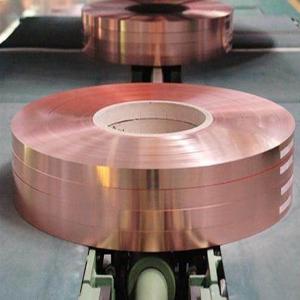 China Copper Foil 0.1mm For Battery Copper Strip Coil Manufacturer Copper Coil / Copper Strip / Copper Tape supplier