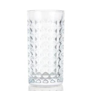 Ribbed Whisky Drinking Glasses Cup Custom Etched Glassware For Vodka Shot
