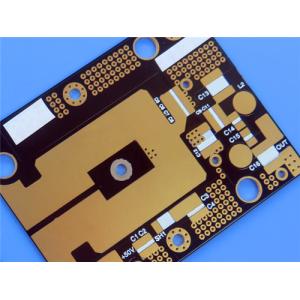 China IsoClad 933 2-Layer PCB (62mil Thickness, Black Solder Mask, White Silkscreen) for High-Frequency Conformal and Radar Applications wholesale