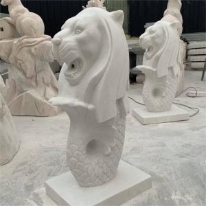 China Casting Custom Marble Sculpture Waterscape Decorative Crafts To Map supplier