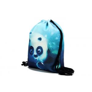 China Folding Canvas Drawstring Backpack 39*30cm Cinch Sack Backpack supplier
