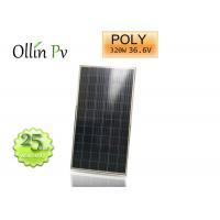 China White Frame PV Solar Panels / Polycrystalline Silicon Solar Panels Blue Cell Color on sale