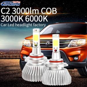 China C6 3000LM No Fan mini car led headlight supplier