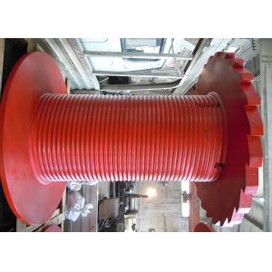 Lebus 320mm Diameter Rope Winch Drum Steel For Mining Equipment