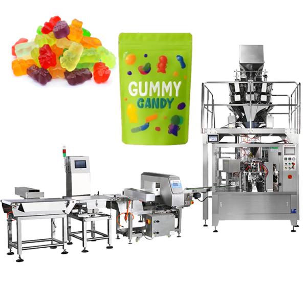 Global Horizontal Spout Premade Doypack Pouch Liquid Curry Toothpaste Soap Detergent Milk Jam Jelly Ketchup Packing Machine