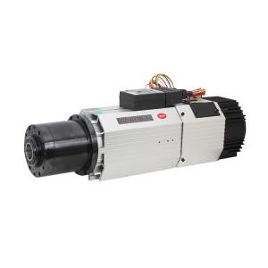 China High Speed 9KW Air Cooled CNC Spindle Motor with ISO30 Collect and 7.3Nm Maximum Torque supplier