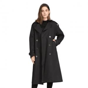                  Customized Autumn Gabardina Ladies Overcoat Plus Size Long Sleeve Trench Coat for Women             