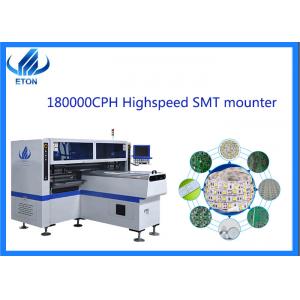 China LED Tube / Flexible Strip SMT Mounter Machine 180000CPH LED Mounting Machine 34 Heads supplier
