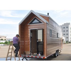 Prefabricated Tiny House On Wheels Space Saving Modular Tiny House