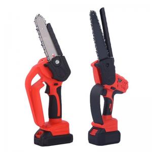 China Handheld Lithium Battery Chain Saw Home Rechargeable Outdoor Logging Pruning Chainsaw One Handed supplier