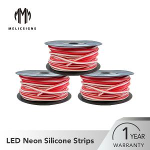 China Outdoor Decoration Red 50m Flexible Neon Light Strip supplier