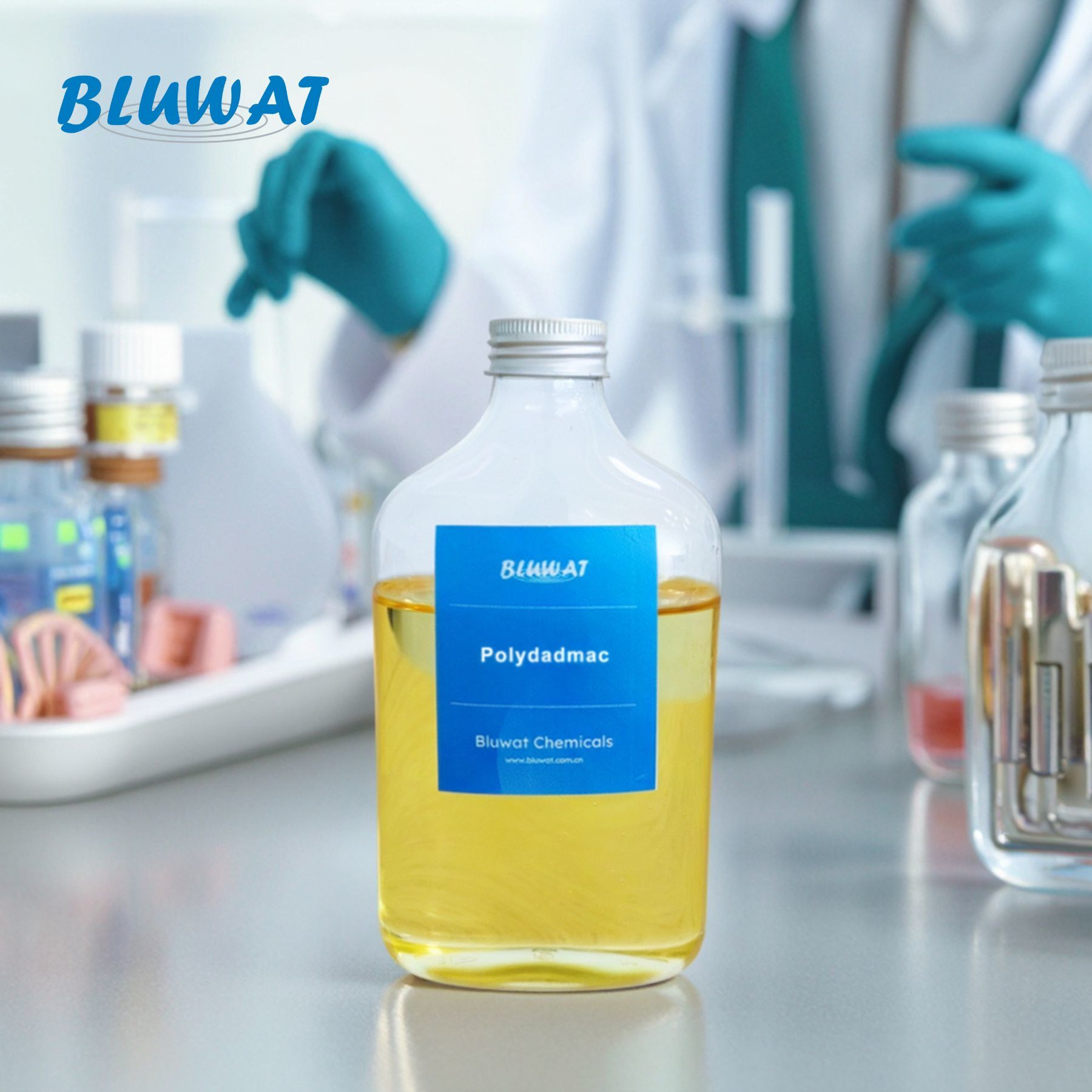 Polyquaternium-6 (PolyDADMAC) Color Fixing Agent and Cationic Flocculant Polyelectrolyte for Textile Wastewater Treatment