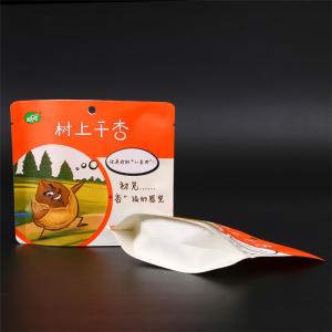 China Laminated Al foil Stand Up Ziplock Bags With Zip Lock for food nuts packaging supplier