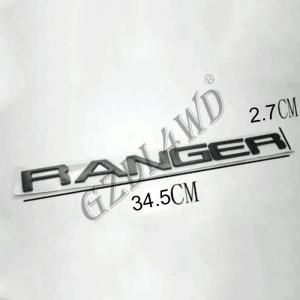 China Durable 4x4 Body Kits Matte black sticker 3M Plastic Ranger Original Logo Mark supplier