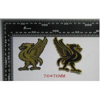 China Metallic Thread Custom Woven Patches Sew On Label Patches Design Badges on sale