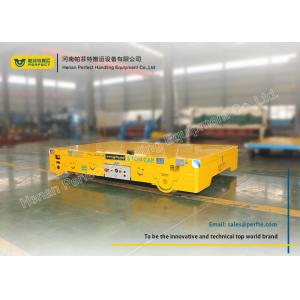 China Steel Mill Die Transfer Cart Electric Magnetic Brake With Emergency Stop Buttons supplier
