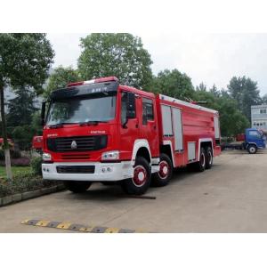China 24 Ton 8x4 Water Foam Firefighter Truck , Heavy Rescue Fire Truck D10 Series Engine supplier
