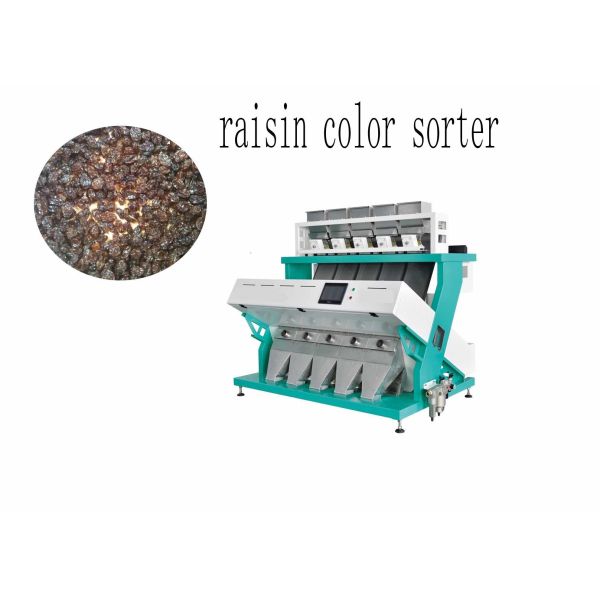 Intelligent CCD Raisin Sorting Machine / Grain Sorting Machine With 5 Ton Per Hour Capacity