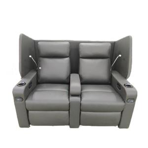 580mm Leather Recliner Sofa Family Power Electric Cinema Auditorium Chair