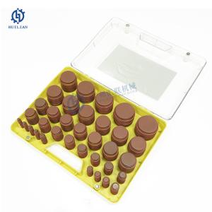 China Nitriles métriques hydrauliques O Ring Kit Assortment de Rubber NBR FKM d'excavatrice de boîte de joint circulaire de CATEEEEEE Red supplier