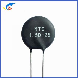 China MF72 series 1.5 ohm 10A 25mm 1.5D-25 suppress surge current NTC thermistor suitable for switching power supply audio amp supplier
