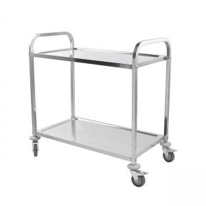 Supermarket Use Aluminium Platform Trolley Powder Coated Waterproof