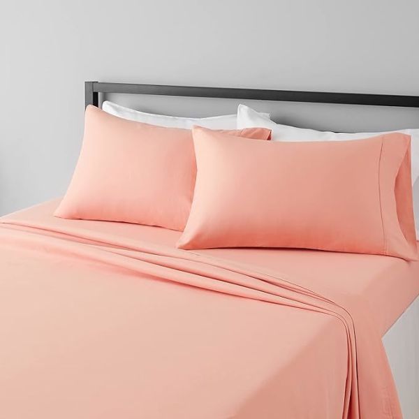 Lightweight Super Soft Microfiber Bedsheets Set with 14-Inch Deep Pockets, Solid