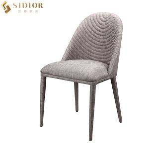 0.28 CBM Luxury Italian Mid Century Modern Dining Room Chairs Solid Wood Legs