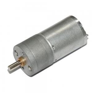 China 25mm 20 Rpm Brush Dc Gear Motor 6V 12V Low Speed Micro Geared DC Motor supplier