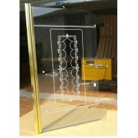 China Frameless Tempered Glass Bathroom Door , OEM Shower Bathtub Screen Glass on sale
