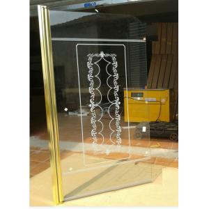 Frameless Tempered Glass Bathroom Door , OEM Shower Bathtub Screen Glass