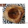 Vintage creative carved customized handmade wooden ashtray for father