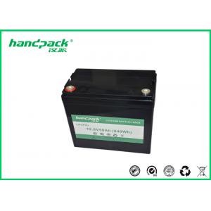 China OEM Deep Cycle 12V50Ah LiFePO4 Battery , Rechargeable Lithium Battery Pack High Power supplier