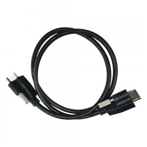 China Male To Male 19 Pin Waterproof HDMI Cable Stable For Media Player supplier