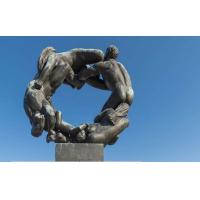 Outdoor Antique Bronze Sculpture Customized For Western Amusement Park
