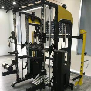Q235 A Steel Tube Multi Functional Fitness Smith Machine OEM ODM
