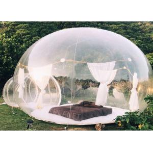 China 0.8mm clear PVC Inflatable Bubble Tent  with 2m tunnel supplier