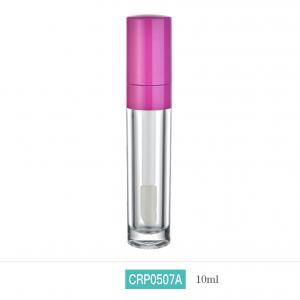 China Transparent Plastic Lip Gloss Tube Bottle Customized 1 - 15ml Capacity supplier