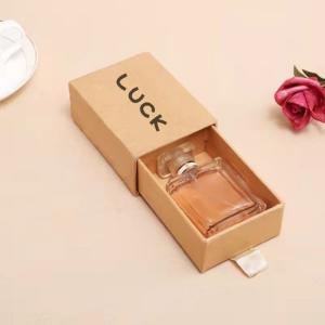 100ml Bottle Woman Perfume Gift Boxes Recycled Kraft Box Packaging