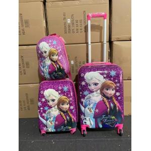 Lightweight Durable Cartoon Trolly Bag , Multipurpose Childrens Suitcase Set