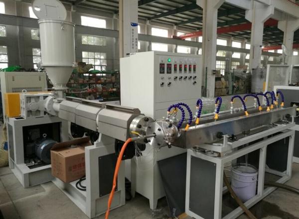 Fiber Reinforced Soft PVC Flexible Pipe Plastic Extruder Machine