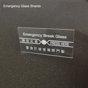 China Replacement Emergency Break Glass/Alarm Shards EBG998 supplier